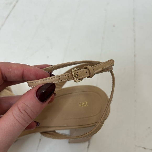 Nude Strappy Platform Sandals (Zara) - Picture 9 of 10